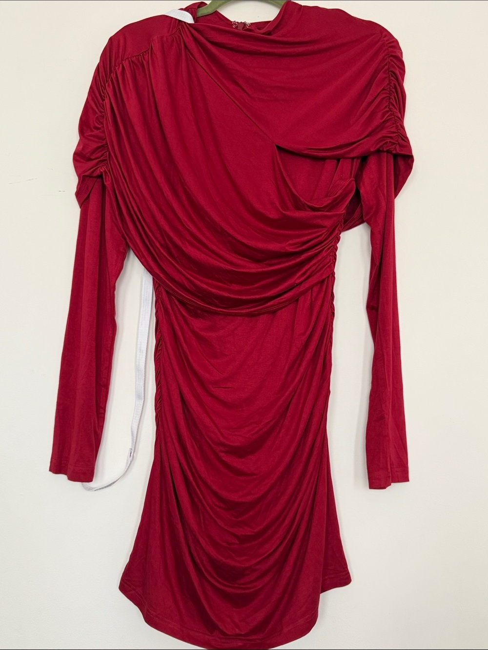 NWT Amanda Uprichard Long Sleeve Red dress